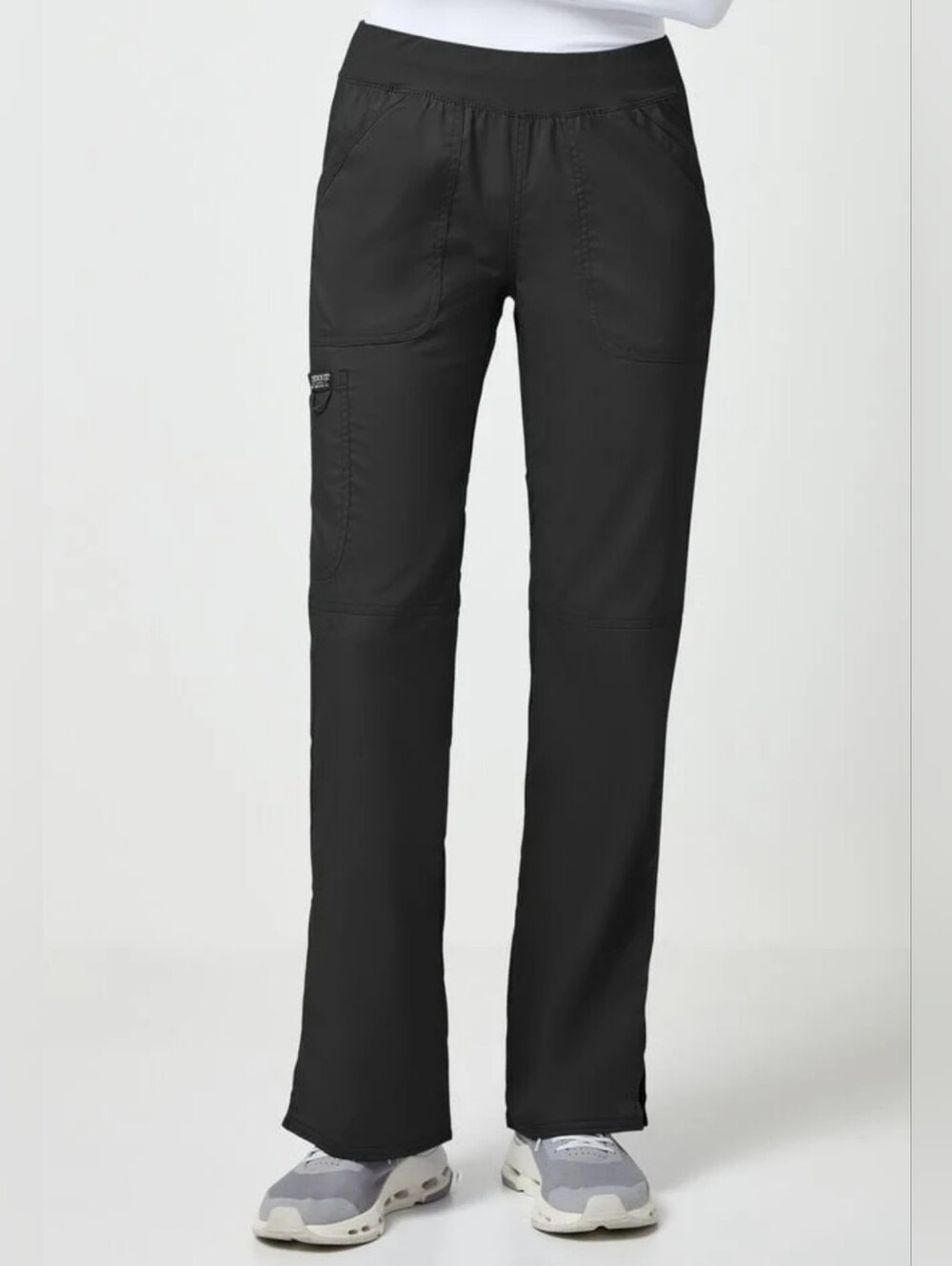 Women's Black Scrub Pants, Size 5X